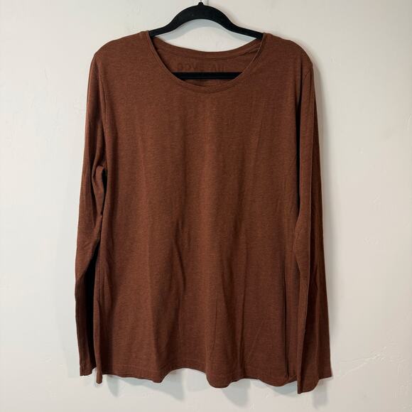 Dovetail Workwear Women's Long Sleeve Shirt Top Orange Brown XXL - Picture 1 of 6